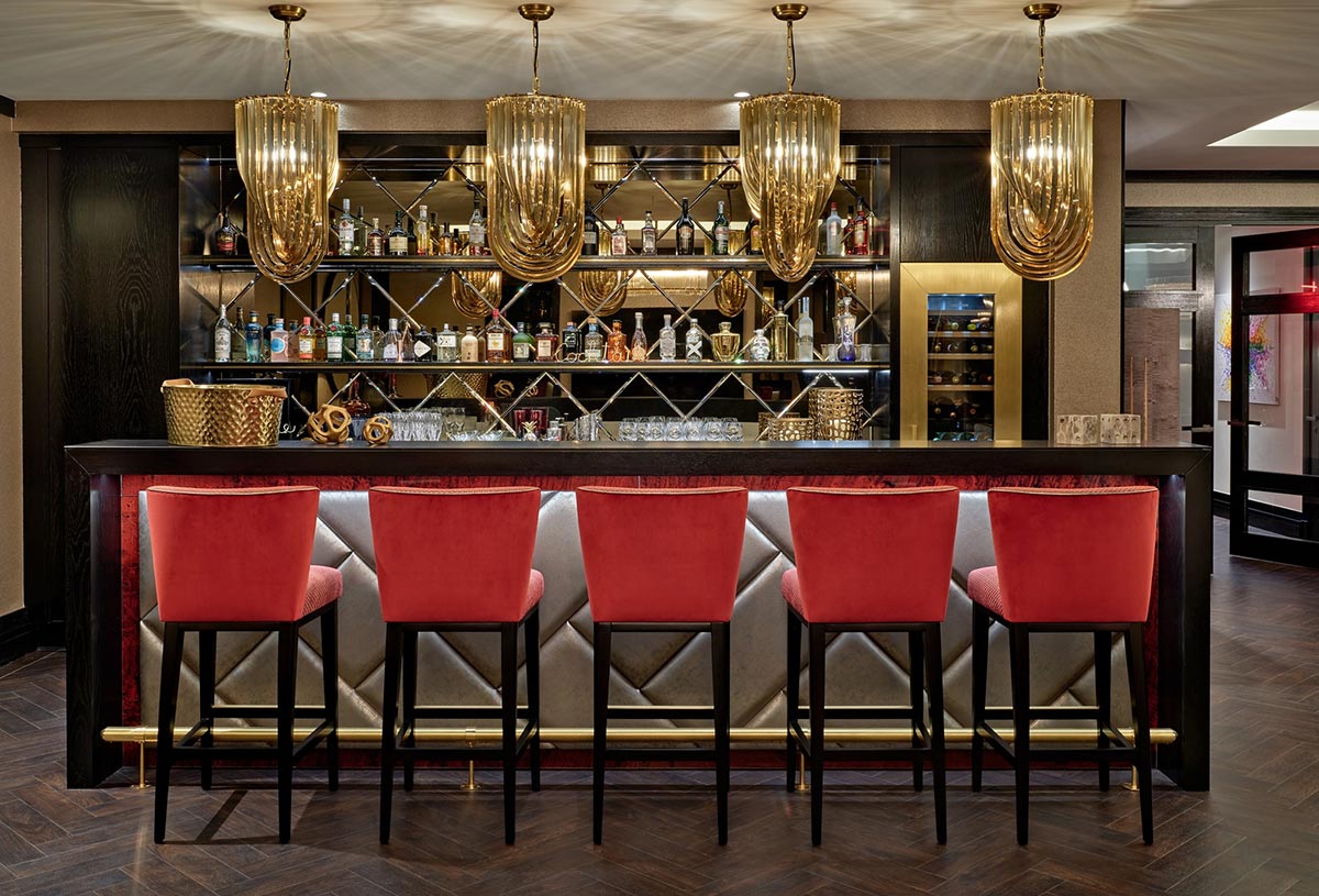 quầy bar theo phong cách Luxury