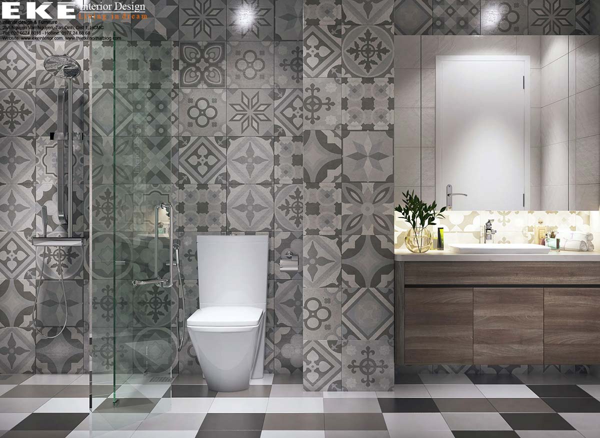 Thiết kế nội thất nhà phố Bình Thạnh - Phòng vệ sinh