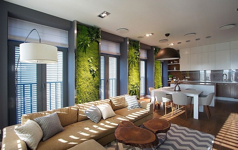 phong cách thiết kế nội thất eco