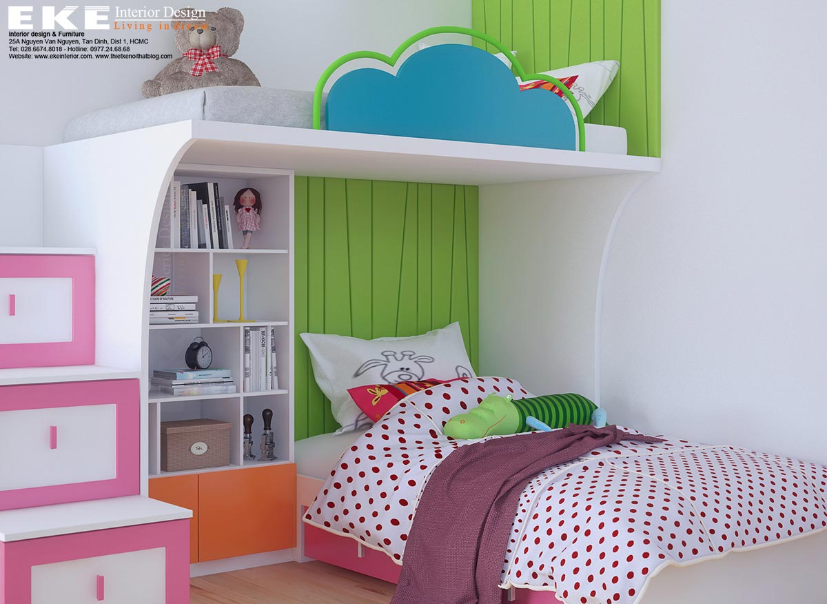 Thiết kế nội thất căn hộ Cantavil An Phú - Phòng trẻ em