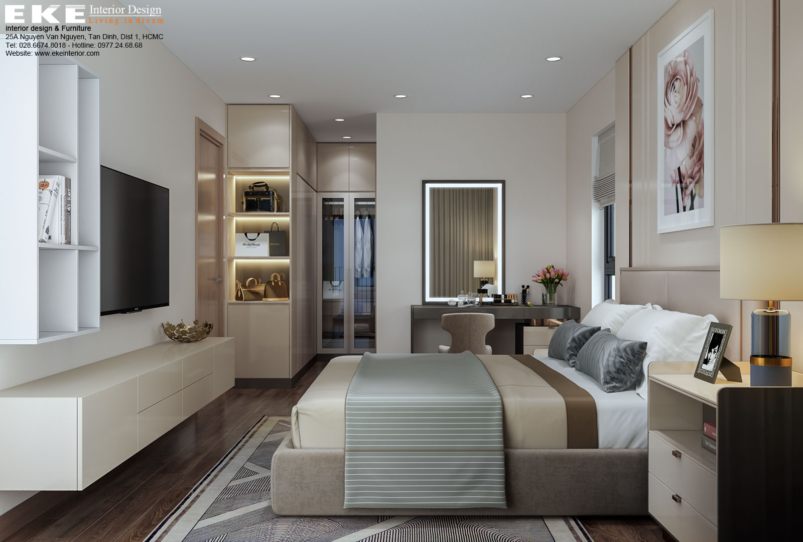 Thiết kế nội thất Hado Centrosa-Phòng ngủ