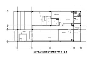 Mặt bằng trước và sau khi cải tạo tầng 2 7 tầng 3