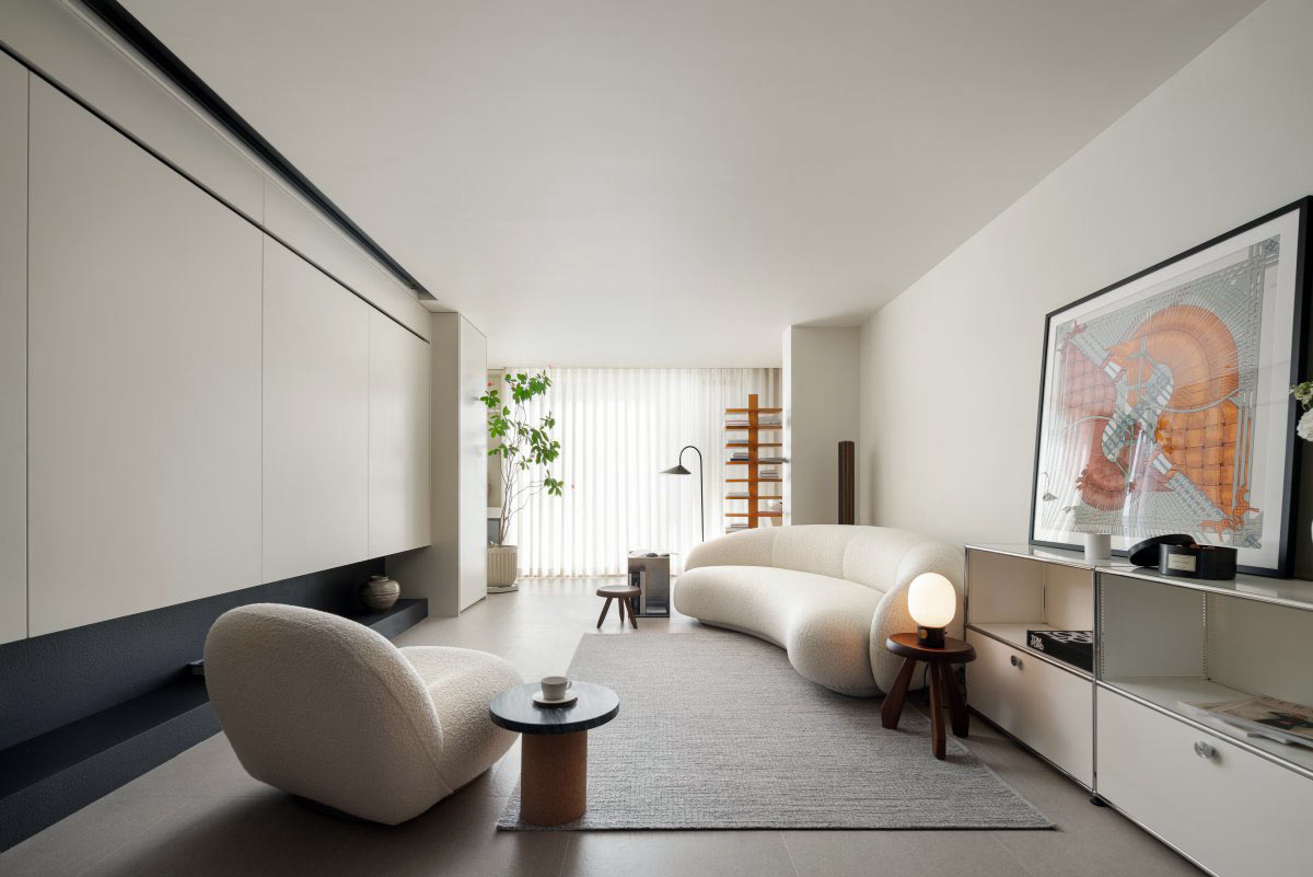 Nội thất phong cách minimalism- phòng khách