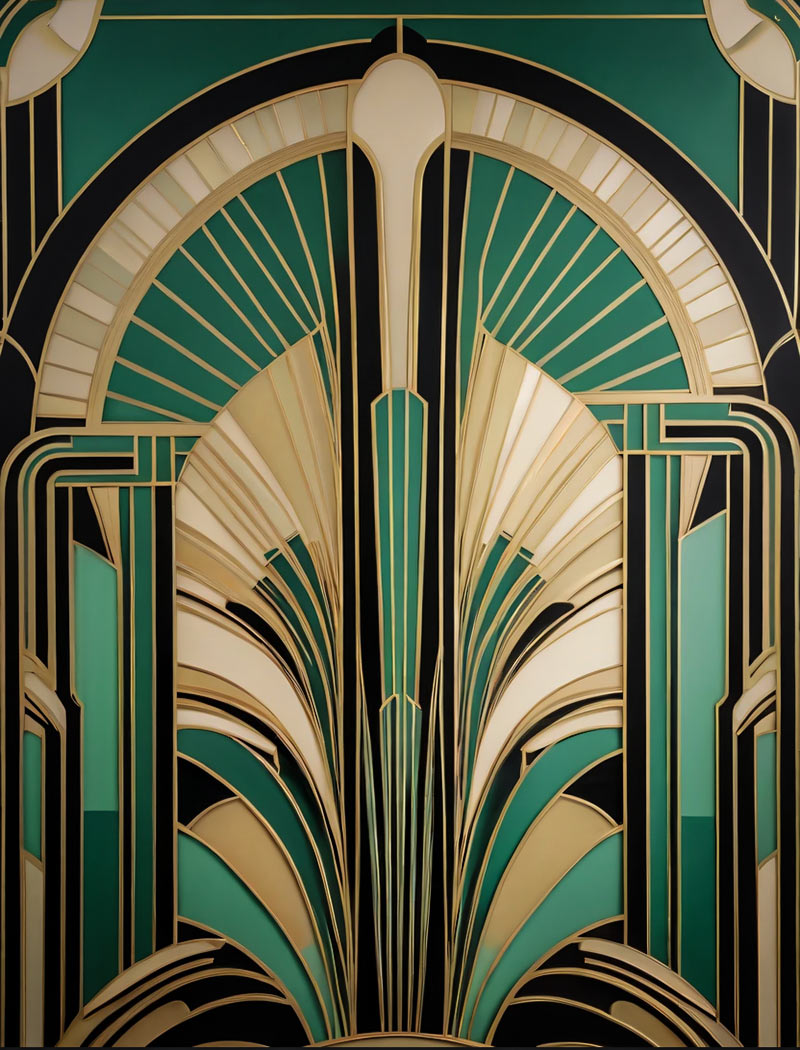 Hình trang trí Art Deco