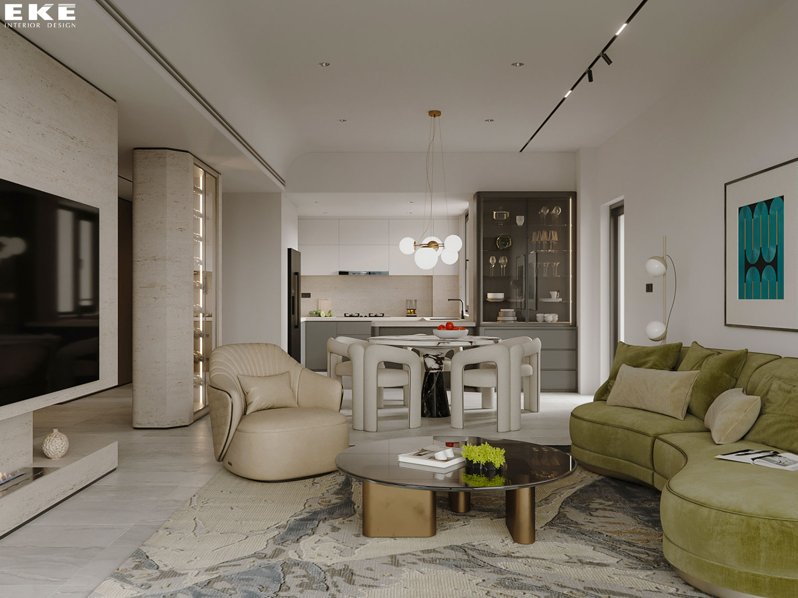 Diamon island interior design