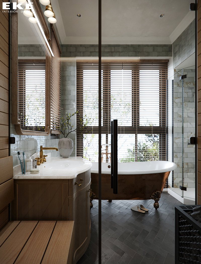 phong-tam-biet-thu-thanh-xuan thiết kế nội thất biệt thự Thanh Xuân theo phong cách Địa Trung Hải